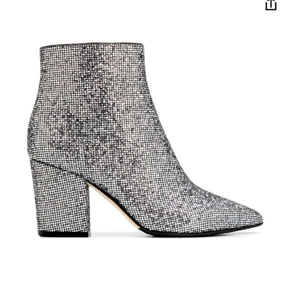Gianvito Rossi Glitter Ankle Booties - Picture 1 of 10